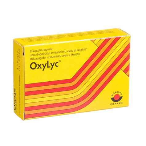 oxylyc|WORWAG PHARMA OXYLYC, su vitaminais, selenu。